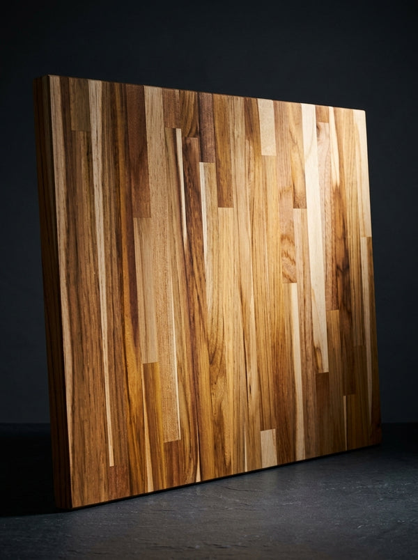 Painel Teca p/ Tábua de Corte — Pacote com 10 peças